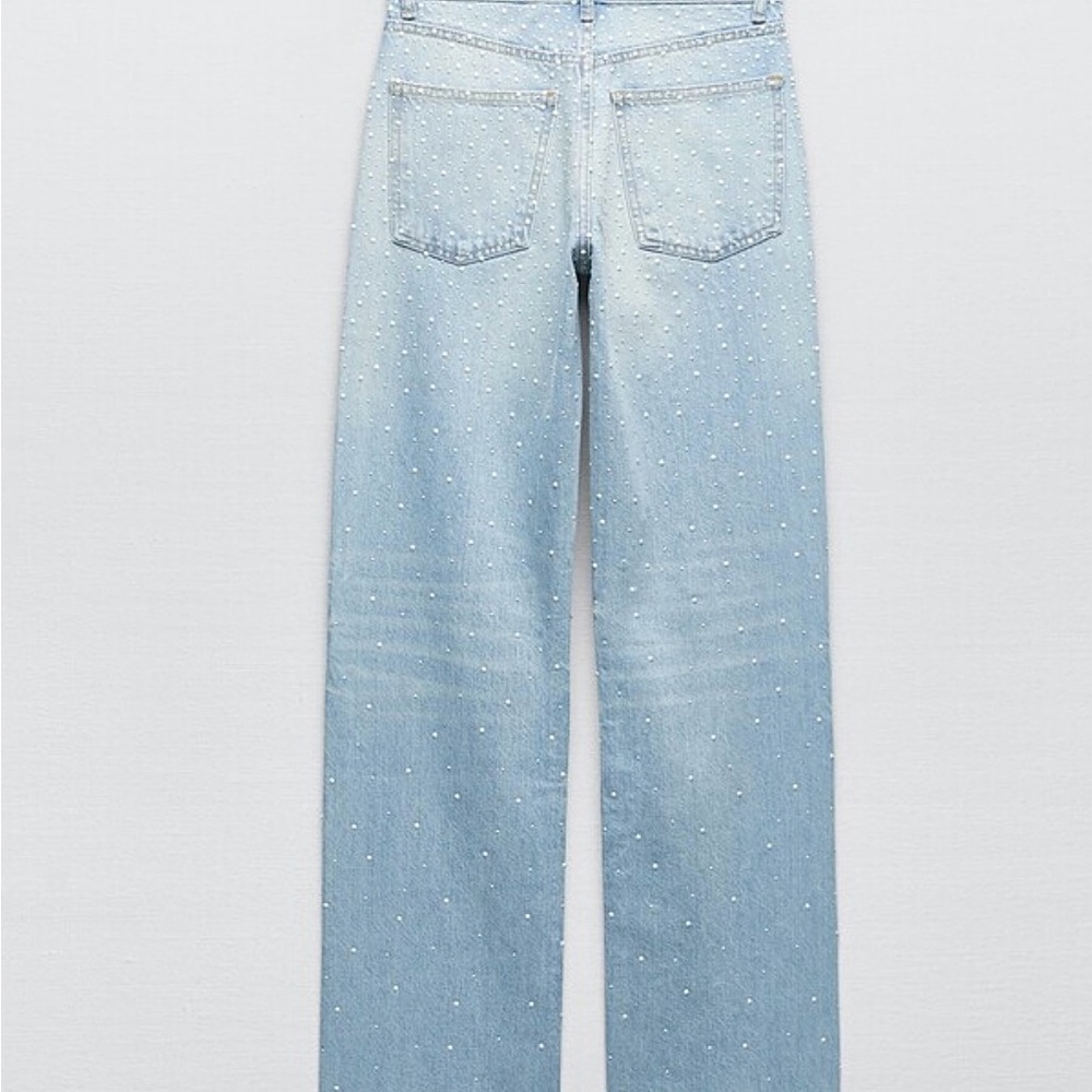 Zara / Jeans / Zara Pearl TRF Wide Leg Jeans - Picture 11 of 11